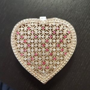 Heart shaped jewelry box
